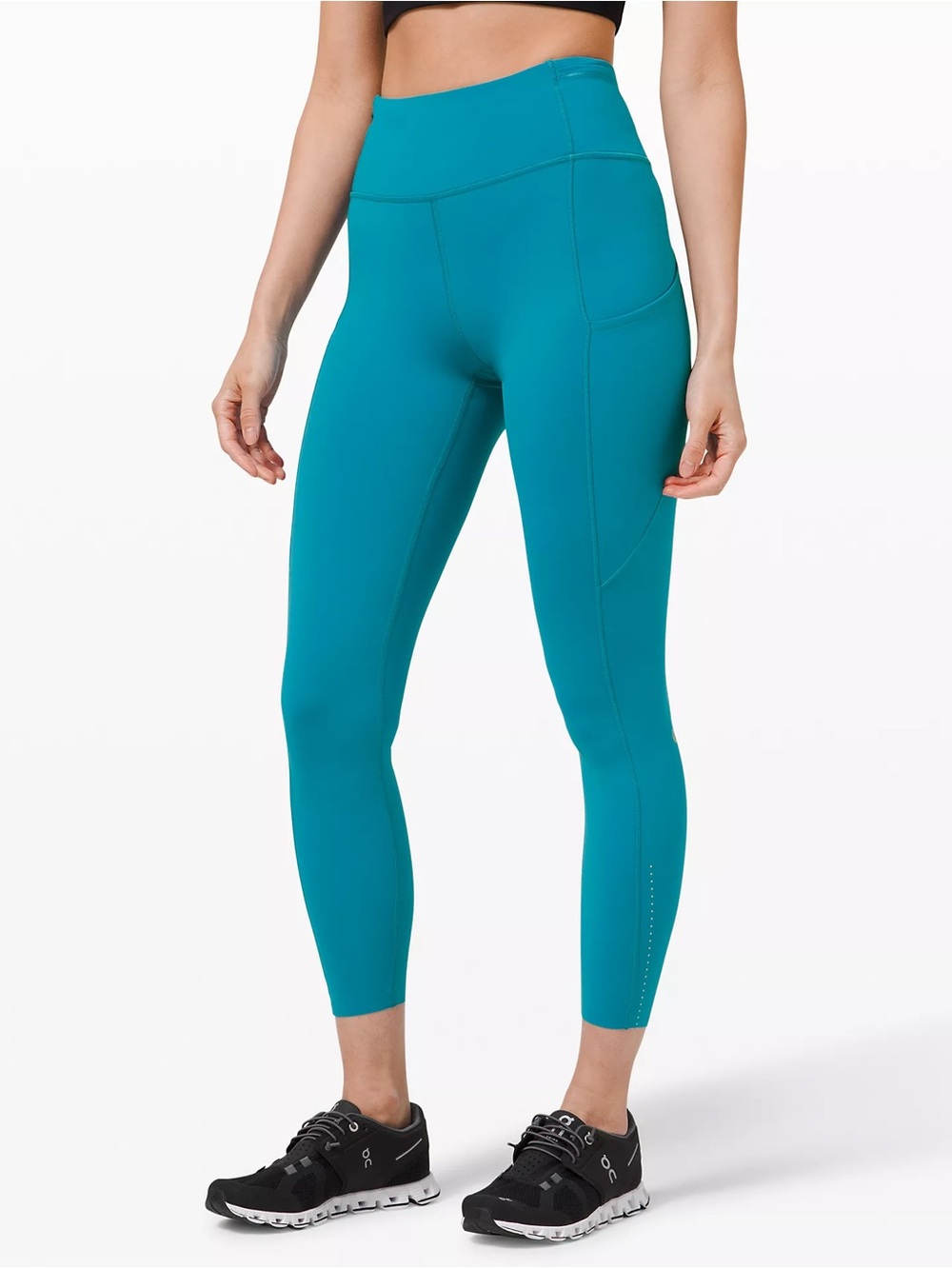 lululemon Asia Fit Fast and Free High-Rise 7/8 Tight Legging 24" Hawaiian Blue